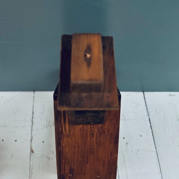 Vintage Wooden Church Display House Christmas Church Farmhouse Decor Handmade - Picture 7 of 9